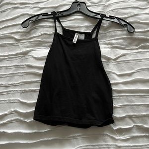 Black tank top